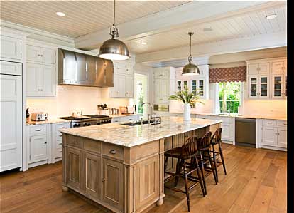 Spacious kitchen design